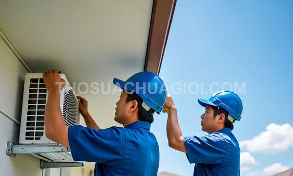 Thợ tháo lắp máy lạnh tại phường Tân Thuận