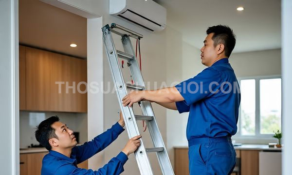 Thợ tháo lắp máy lạnh tại Thuận An liên hệ 20 phút có mặt tận nhà