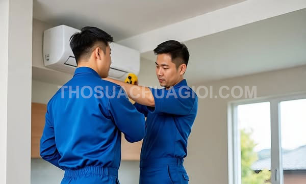 Thợ tháo lắp máy lạnh xã Thái Mỹ