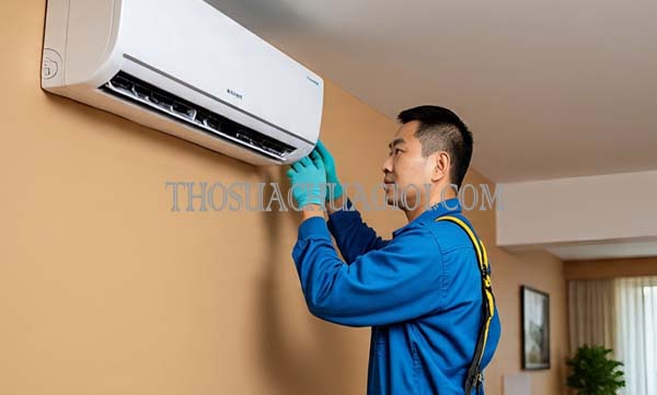 Thợ tháo lắp máy lạnh xã Trung Chánh cũ giá rẻ 20 phút có mặt