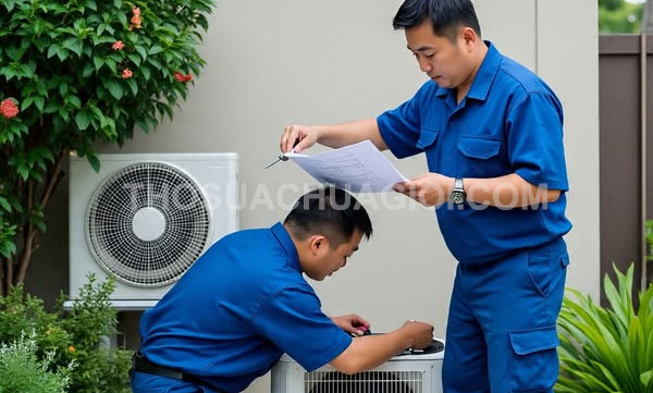 Thợ tháo lắp máy lạnh xã Vĩnh Lộc