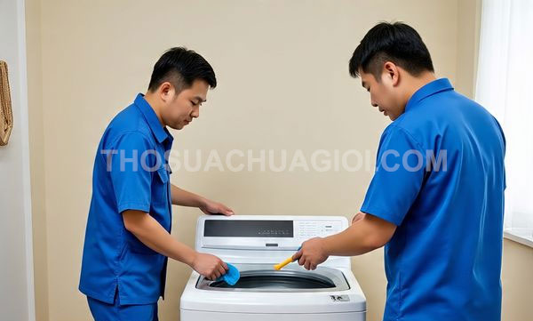 thợ vệ sinh máy giặt tại Dĩ An