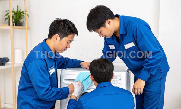thợ vệ sinh máy giặt phường Đông Hưng Thuận