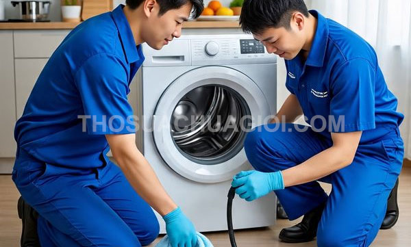 Thợ vệ sinh máy giặt phường Trung Mỹ Tây mới gọi 10 phút có mặt