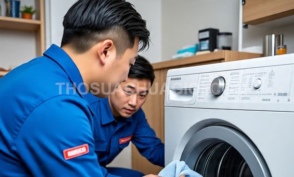 thợ vệ sinh máy giặt tại phường Đông Hưng Thuận