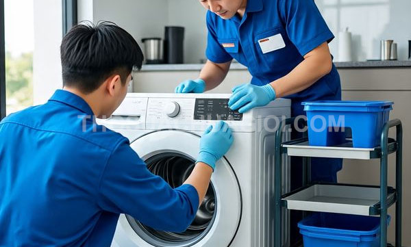 thợ vệ sinh máy giặt tại phường Phú Thuận