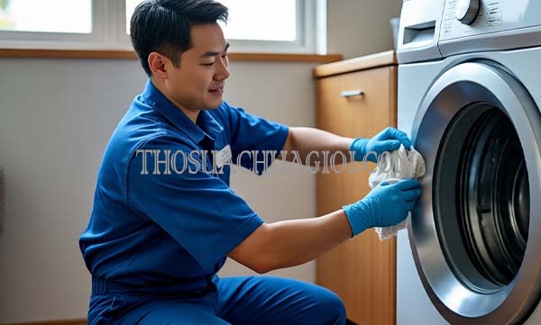 Thợ vệ sinh máy giặt tại Vạn Phúc City chất lượng 25 phút có