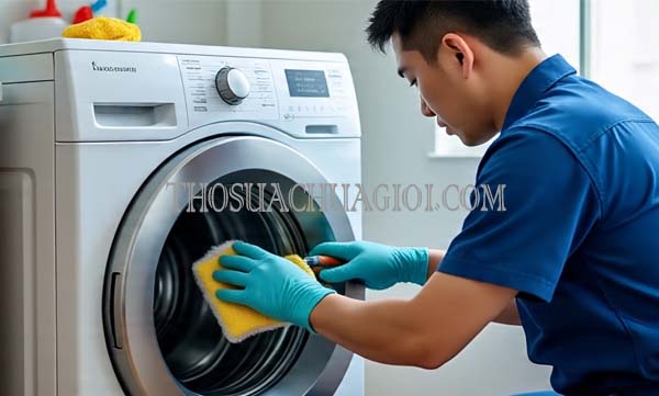 thợ vệ sinh máy giặt xã long thới