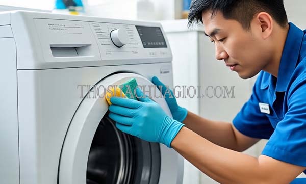 Thợ vệ sinh máy giặt xã Phong Phú cũ chất lượng 25 phút có