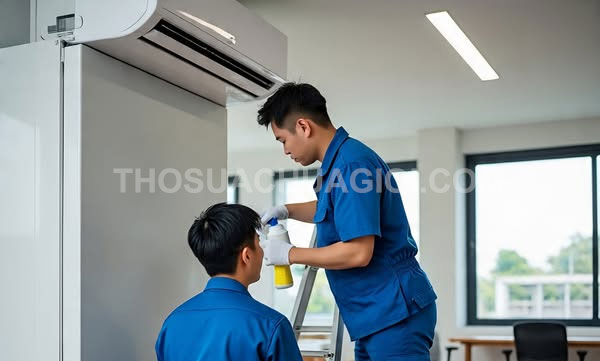 thợ vệ sinh máy lạnh phường An Phú Đông