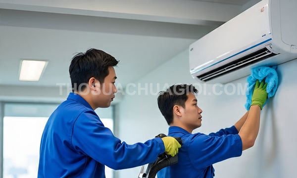 Thợ vệ sinh máy lạnh phường Bình Hòa