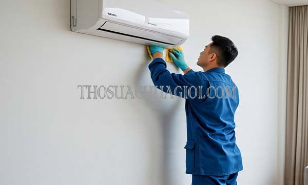 thợ vệ sinh máy lạnh phường bình thọ