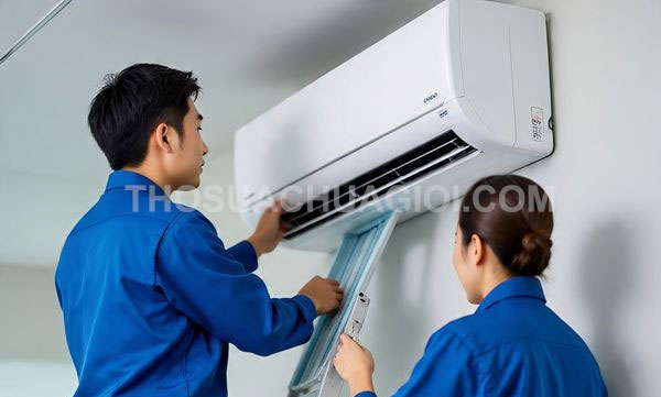 thợ vệ sinh máy lạnh phường Long Phước