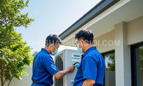 Thợ vệ sinh máy lạnh phường Phú Thạnh