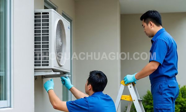 Thợ vệ sinh máy lạnh phường Phú Thọ Hòa