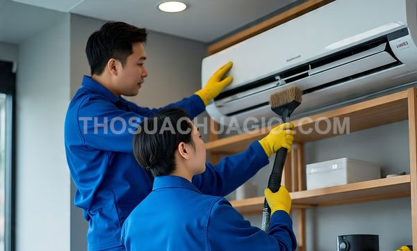 Thợ vệ sinh máy lạnh phường Tân Đông Hiệp