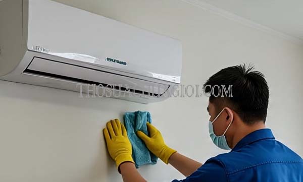 Thợ vệ sinh máy lạnh phường Tân Kiểng cũ chất lượng 25 phút có