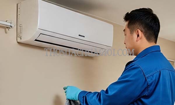 Thợ vệ sinh máy lạnh phường Tân Quy cũ giá rẻ 20 phút có mặt