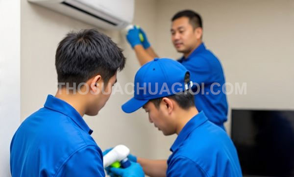 Thợ vệ sinh máy lạnh phường Tân Sơn Nhì