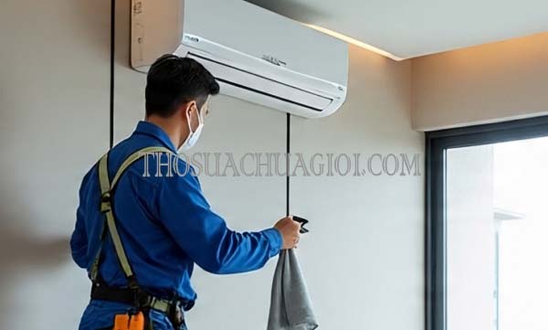 thợ vệ sinh máy lạnh phường tân thới nhất giá rẻ
