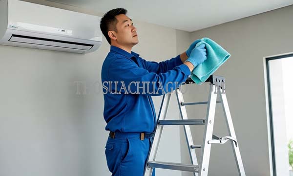 Thợ vệ sinh máy lạnh phường Thạnh Lộc cũ gọi 30 phút có mặt
