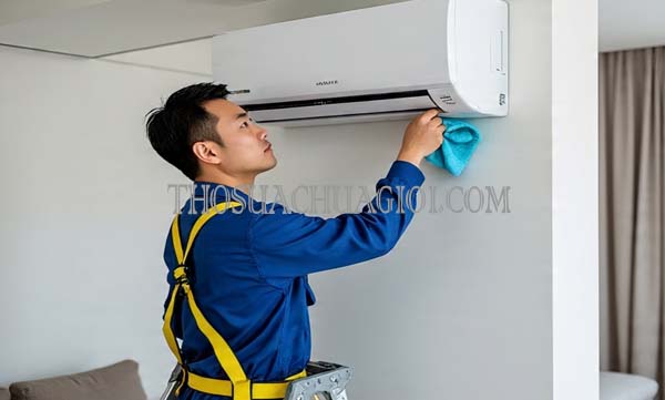 thợ vệ sinh máy lạnh phường thạnh mỹ lợi giá rẻ