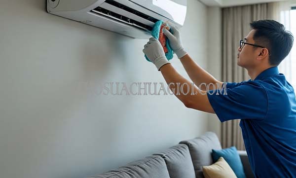 thợ vệ sinh máy lạnh phường thạnh xuân giá rẻ