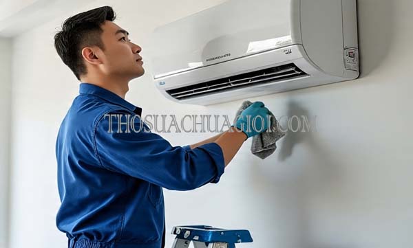 Thợ vệ sinh máy lạnh phường Thới An cũ liên hệ 10 phút có