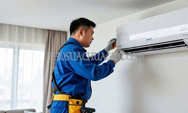 Thợ vệ sinh máy lạnh phường Thủ Thiêm cũ liên hệ 10 phút có