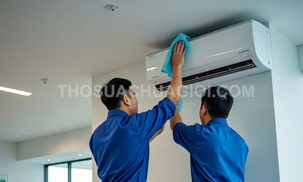 thợ vệ sinh máy lạnh phường Trung Mỹ Tây