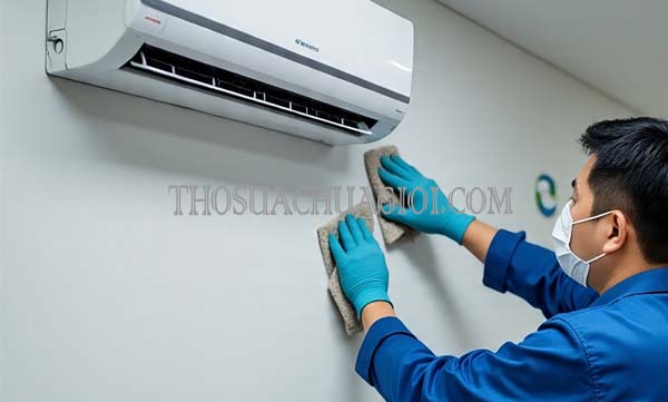 thợ vệ sinh máy lạnh tại bà rịa