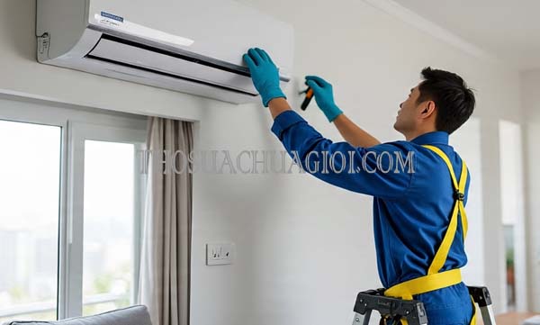 thợ vệ sinh máy lạnh tại đồng hới giá rẻ