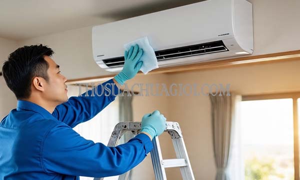 Thợ vệ sinh máy lạnh tại Long Khánh liên hệ 10 phút có