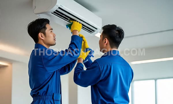 thợ vệ sinh máy lạnh tại phường An Phú Đông
