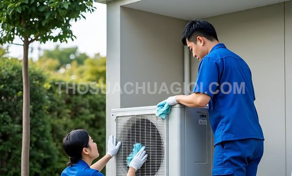 Thợ vệ sinh máy lạnh tại phường Cát Lái