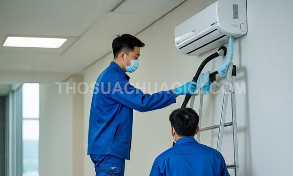Thợ vệ sinh máy lạnh tại phường Cầu Ông Lãnh