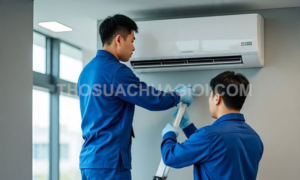 Thợ vệ sinh máy lạnh tại tại Dĩ An