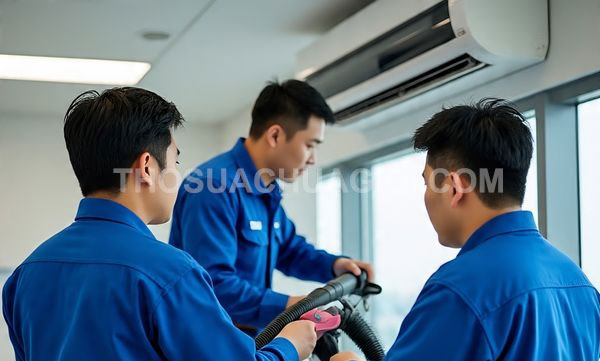 Thợ vệ sinh máy lạnh tại phường Lái Thiêu