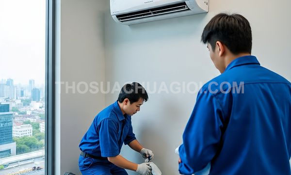 thợ vệ sinh máy lạnh tại phường Phước Long