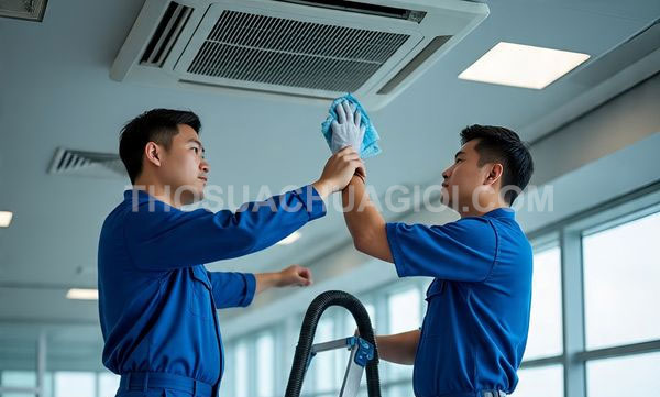Thợ vệ sinh máy lạnh tại phường Tân hưng
