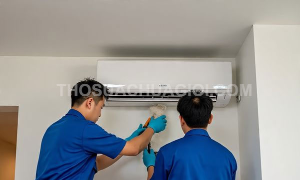 Thợ vệ sinh máy lạnh tại phường Tây Thạnh