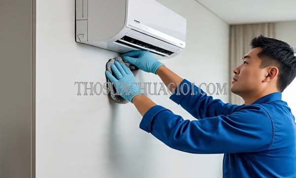 thợ vệ sinh máy lạnh tại rạch giá