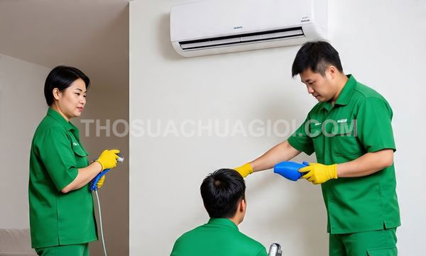Thợ vệ sinh máy lạnh tại xã An Nhơn Tây