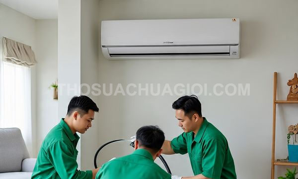 Thợ vệ sinh máy lạnh tại xã Bình Hưng