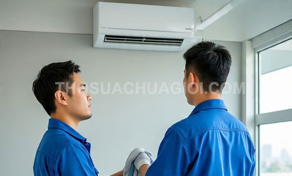 Thợ vệ sinh máy lạnh tại xã Hiệp Phước