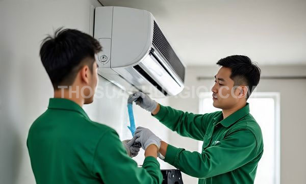 thợ vệ sinh máy lạnh tại xã Nhuận Đức