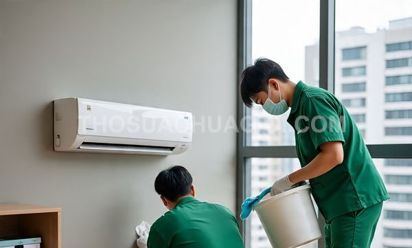 thợ vệ sinh máy lạnh tại xã Tân Nhựt