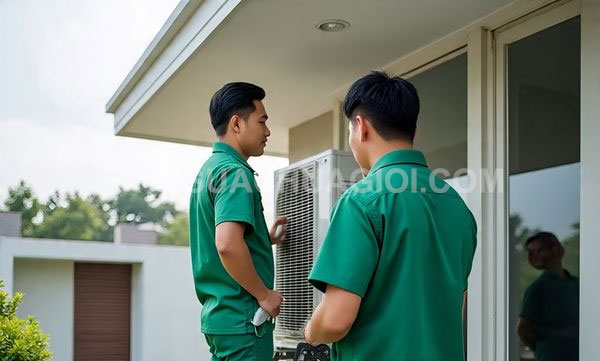 thợ vệ sinh máy lạnh xã Hưng Long