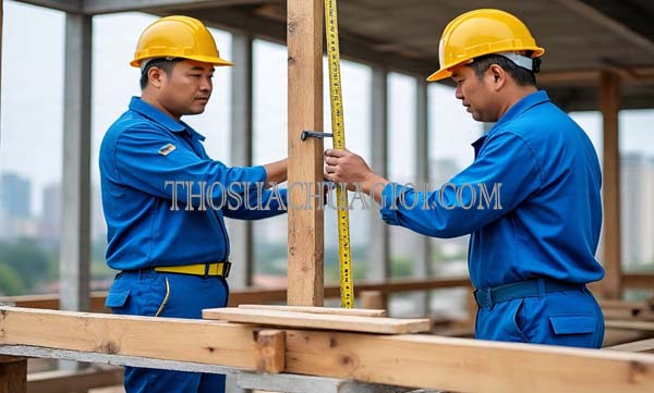 Thợ xây nhà phường Hiệp Tân cũ gọi 30 phút có mặt