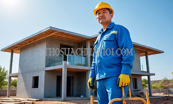 Thợ xây nhà phường Phú Trung cũ giá rẻ 20 phút có mặt